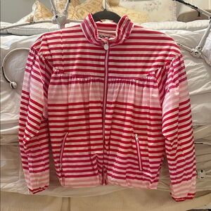 Hunter Red and Pink Striped Jacket
